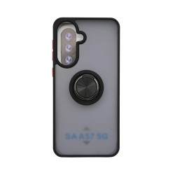 Capa com Anel de Suporte para Samsung Galaxy A57 5G Preto Fumado